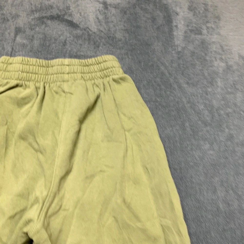 Nike Sweatpants Womens Medium Green Fleece Lined Gym Training Drawstring Waist